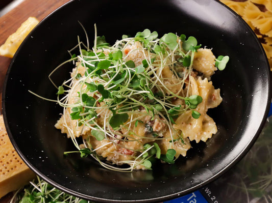 Creamy Bacon Farfalle Pasta